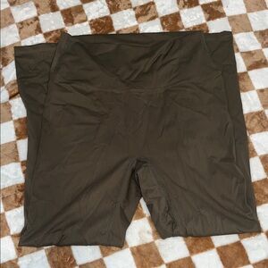 Dark Green High-Waisted Leggings